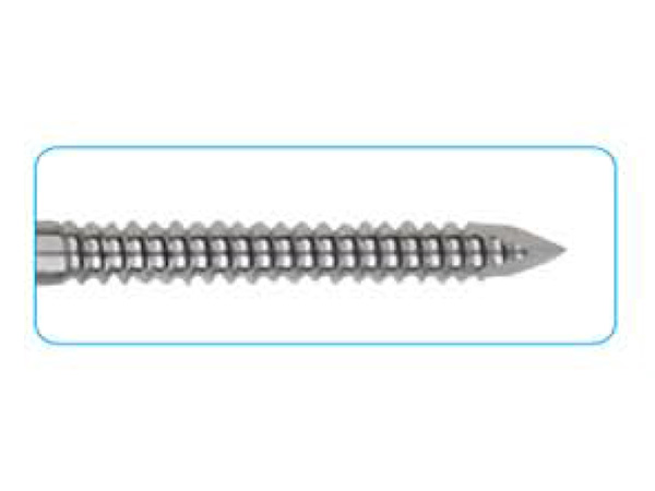 Threaded guide wire