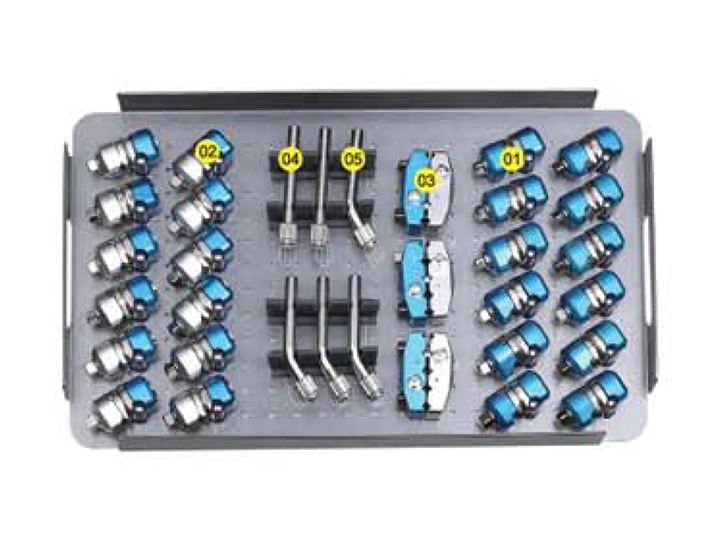 Lower limb external fixator instrument boxes