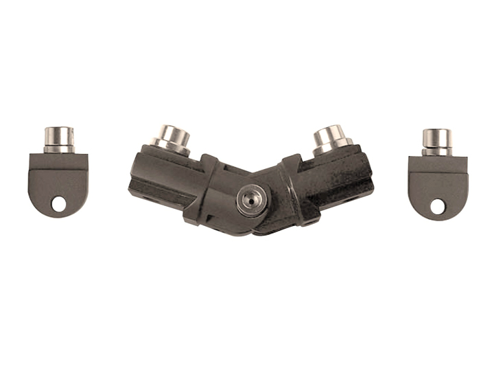 L.R.S. hinged rail coupling