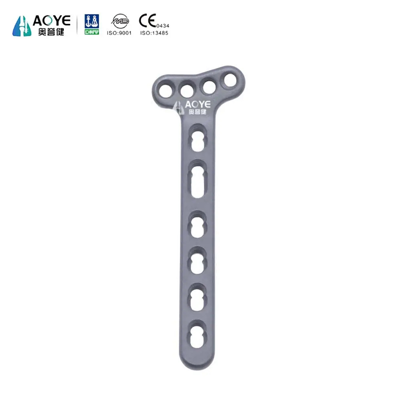 Distal Radius Extra-Articular T-Type Locking Plate (4 Head Holes)